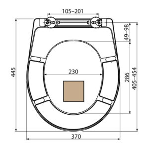 AlcaPlast A604 BAHAMA - WC sedátko univerzálne SOFTCLOSE, Duroplast