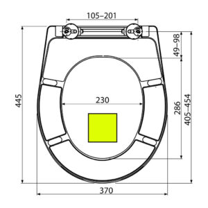 AlcaPlast A604 PISTACHIO - WC sedátko univerzálne SOFTCLOSE, Duroplast