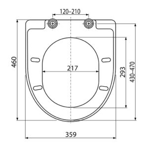 AlcaPlast A67 - WC sedátko SOFTCLOSE, Duroplast