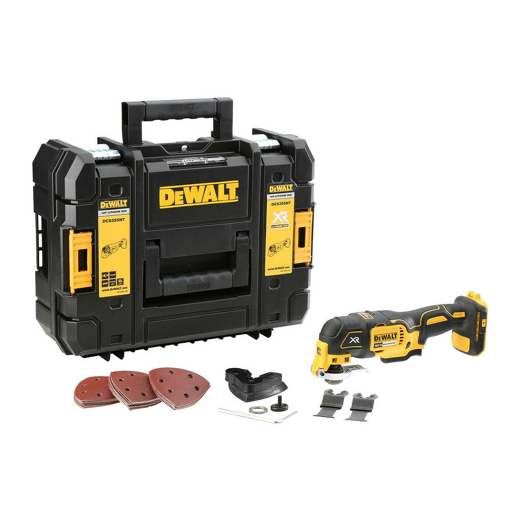 DeWalt DCS355NT - Oscilačná multibrúska 18 V