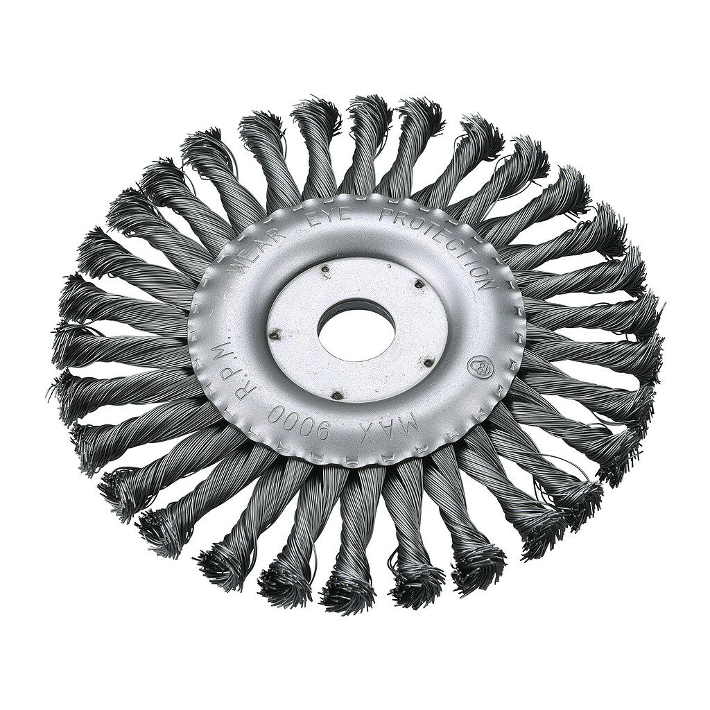 Extol Craft 17030 - Kartáč okružný vrkočový, oceľový drôt 0,5mm, 178mm, otvor 22,2mm