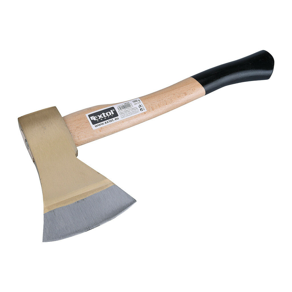 Extol Craft 3822 - Sekera drevená násada, 1000g, 440mm