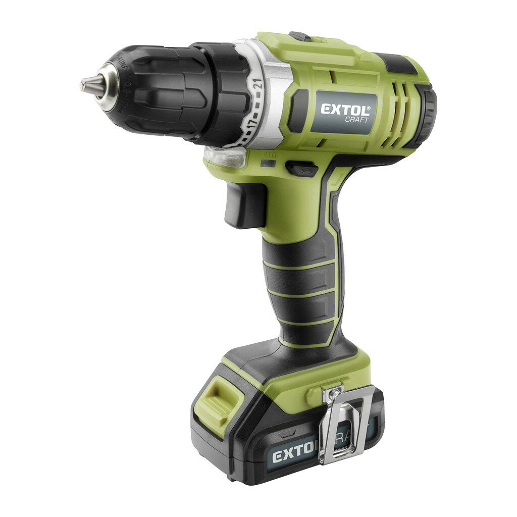Extol Craft 402400 - Vŕtačka aku 12V, 1x akumulátor 1,3Ah Li-ion, 18Nm