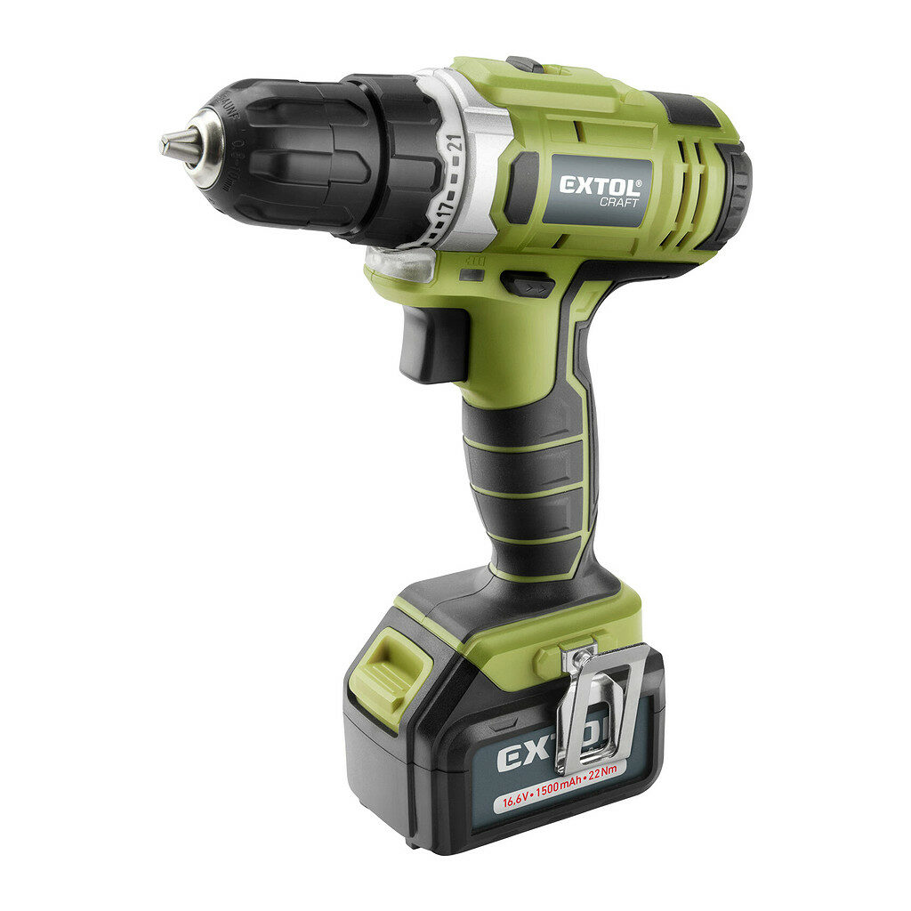 Extol Craft 402420 - Vŕtačka aku 14,4V, 1x akumulátor 1,5h Li-ion, 22Nm