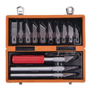 Extol Craft 91350 - Nože vyrezávacie + vymeniteľné čepele, 14-dielna sada