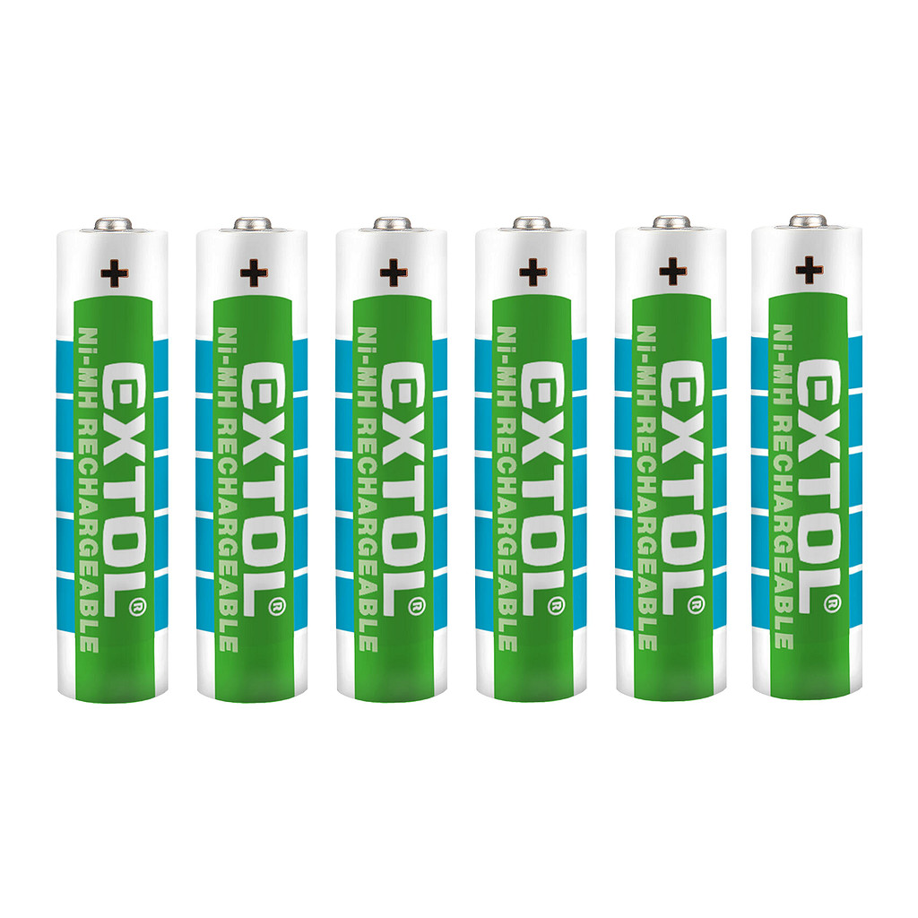 Extol Energy 42060 - Batéria nabíjateľná 4+2ks, 1,2V, typ AAA