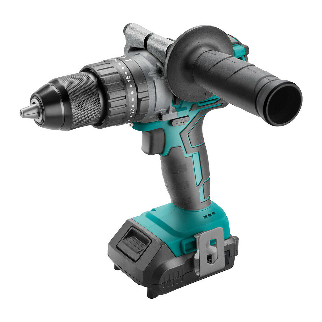 Extol Industrial 8791800 - Vŕtačka s príklepom Share20V, 1x 2Ah, 65Nm, bezuhlíkový motor ,kufor