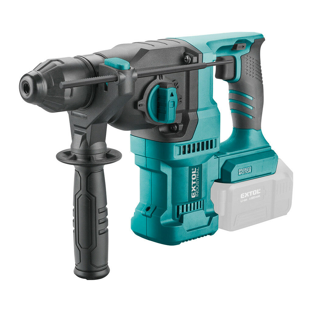 Extol Industrial 8791817 - Kladivo vŕtacie Share20V, bez aku, SDS-plus, 2,6J, bezuhlíkový motor
