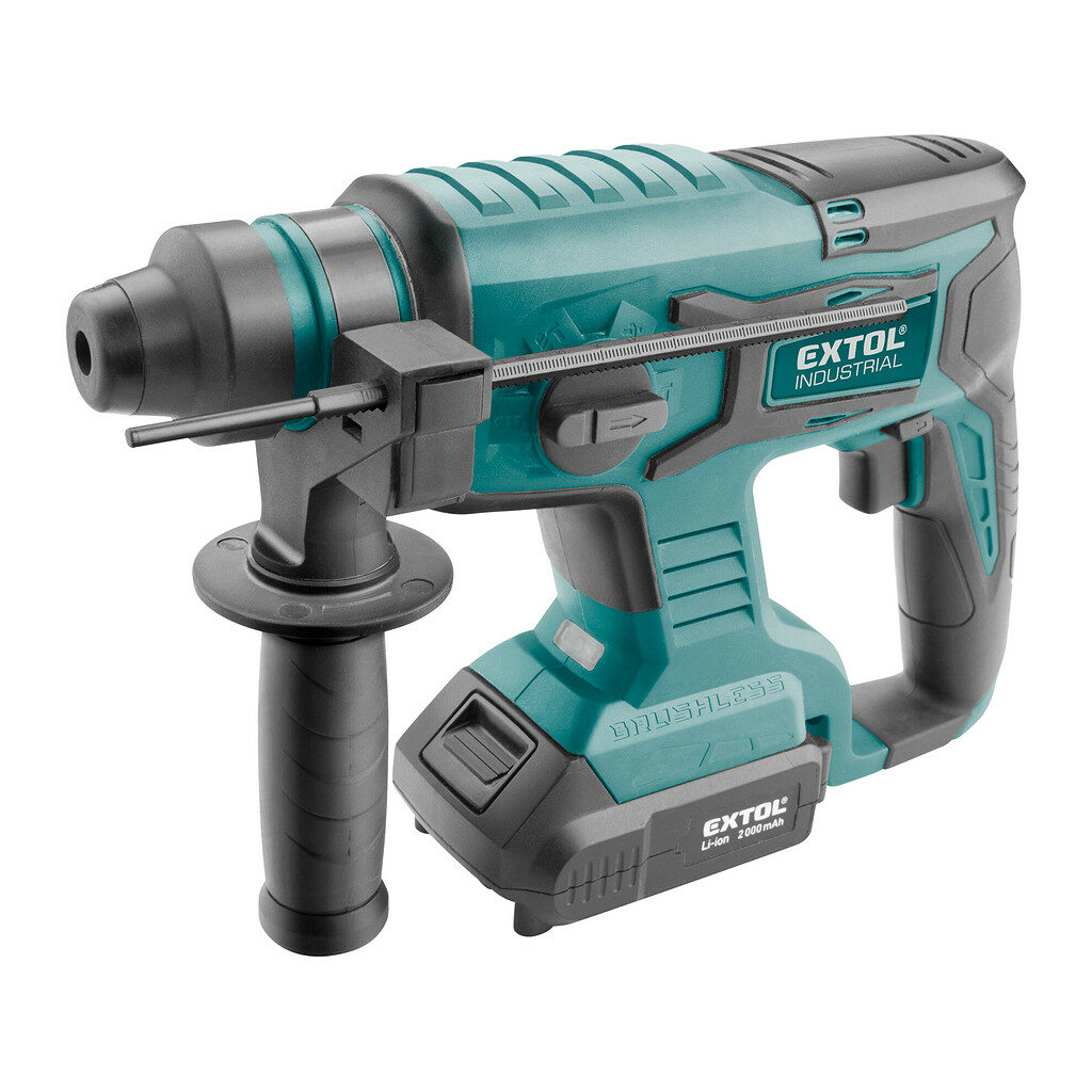 Extol Industrial 8791818 - Kladivo vŕtacie Share20V, 1x 2Ah, SDS-plus, 1,7J, bezuhlíkový motor