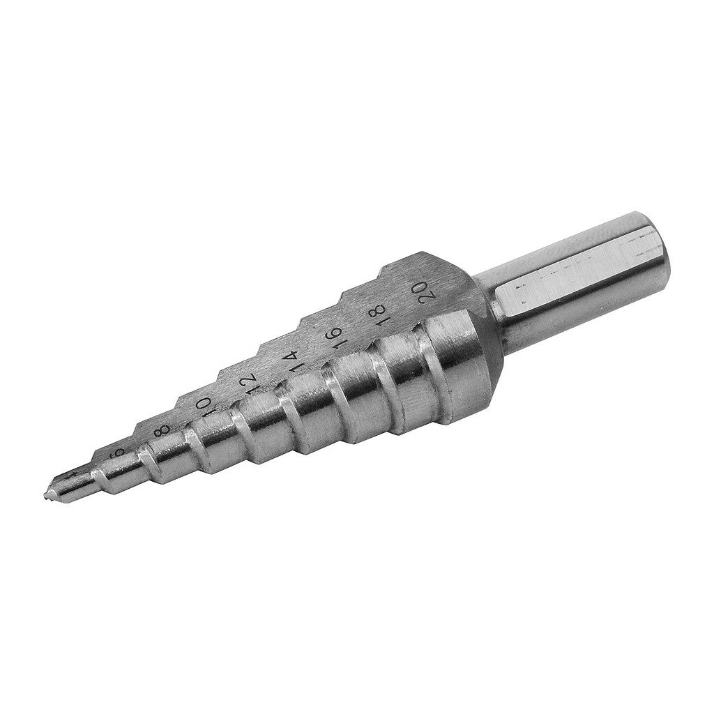 Extol Premium 8801160 - Vrták stupňovitý DIN 1412C, 4-12mm, stupňovanie 1mm, 9 otvorov