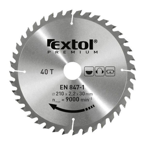 Extol Premium 8803202 - Kotúč pílový s SK plátkami, ø115x2,6x22,2mm, 24z