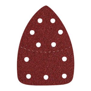 Extol Premium 8803974 - Papier brúsny delta na suchý zips 10ks, 11 otvorov, 149x105mm, P120