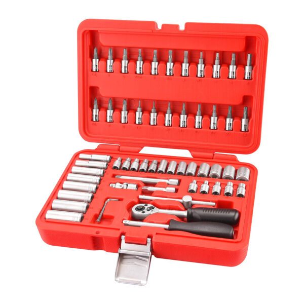 Extol Premium 8818101 - Sada nástrčných a zástrčných kľúčov, 1/4", 57ks