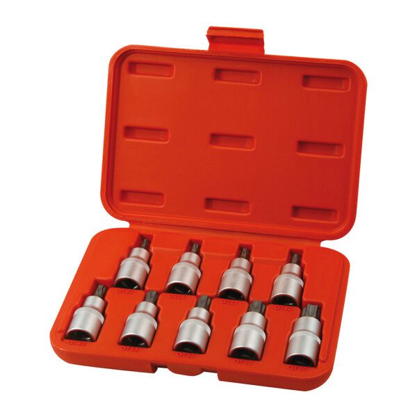 Extol Premium 8818124 - Hlavice zástrčné TORX, 1/2", 9ks