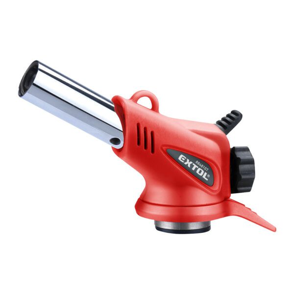 Extol Premium 8848107 - Horák s piezo zapaľovaním, pre plynové kartuše s EU závitom 7/16", výkon 1,1kW, spotreba 80g/h