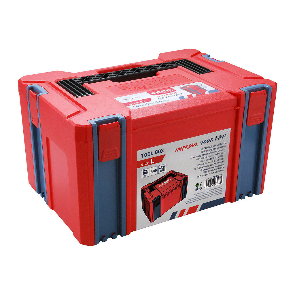 Extol Premium 8856072 - Systainer, veľkosť L, rozmer 443x310x248mm, ABS