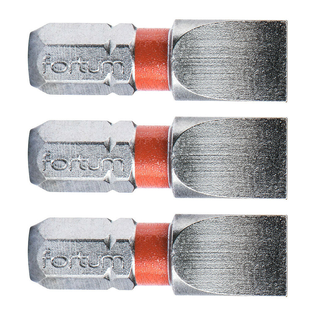Fortum 4741108 - Bit plochý 3ks, 8x25mm