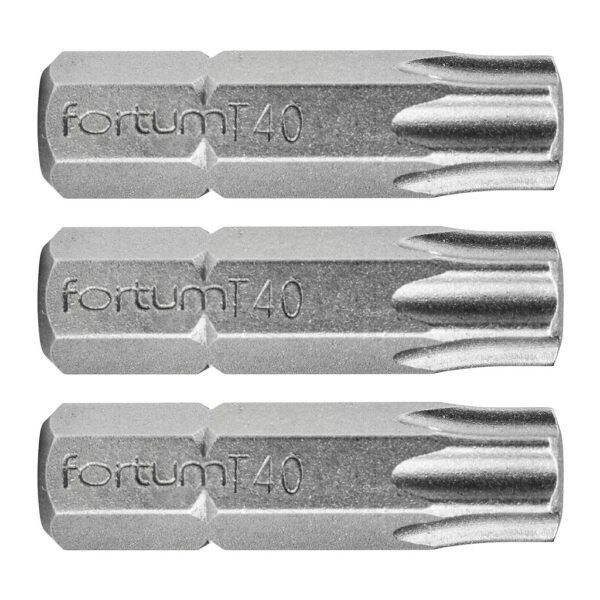 Fortum 4741440 - Bit torx 3ks, T 40x25mm
