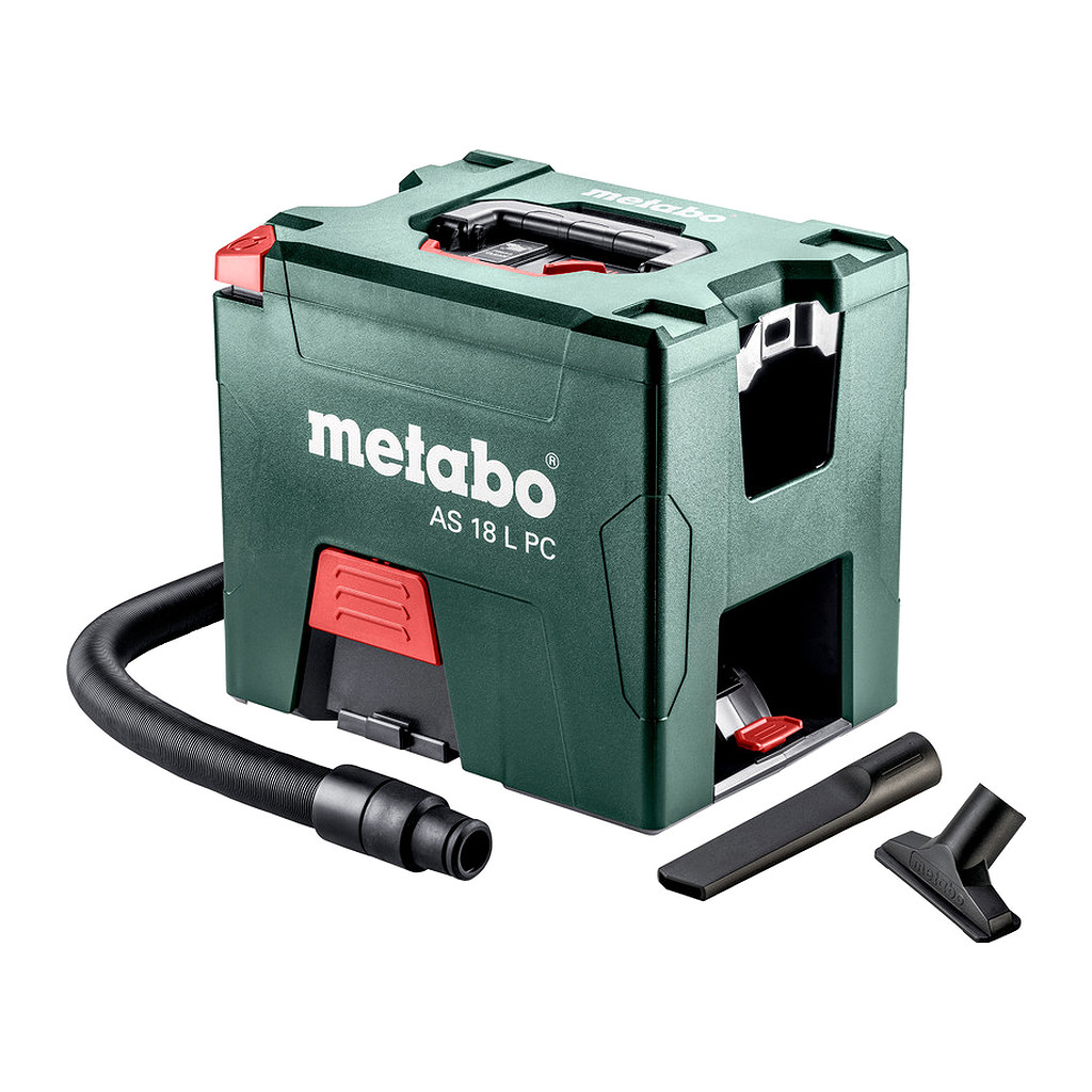 Metabo 602021850 - AS 18 L PC - AKU vysávač, 18V, Kartón, s manuálnym čistením filtra