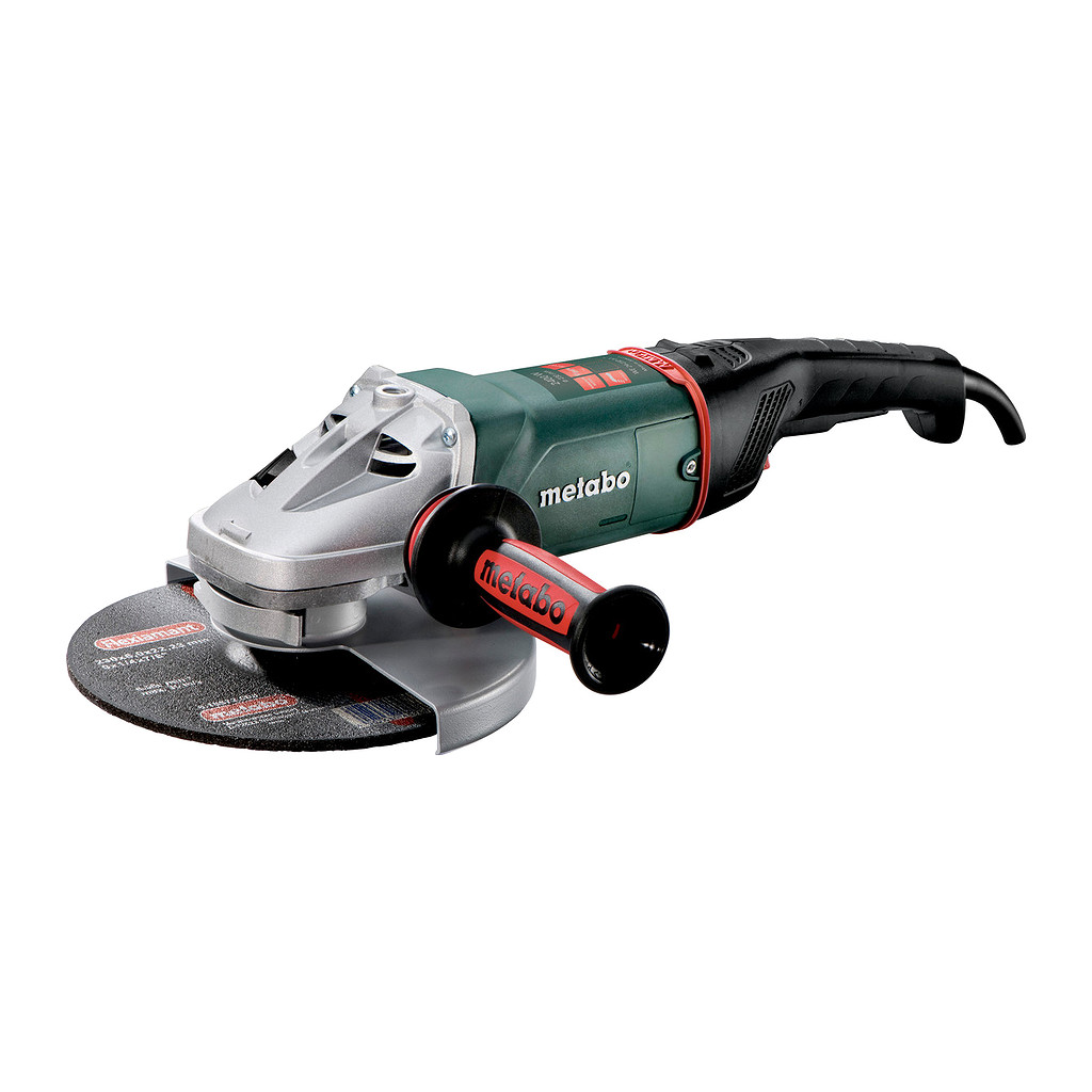 Metabo 606469260 - WE 24-230 MVT - Uhlová brúska, Kartón, s otočnou hlavnou rukoväťou, bezpečnostným vypínačom, tzv. spínačom mŕtveho muža