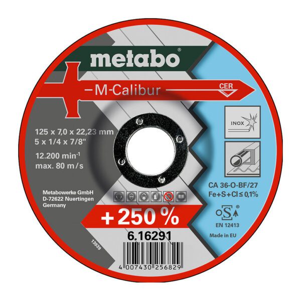Metabo 616292000 - M-Calibur 180 x 7,0 x 22,23 Inox, SF 27