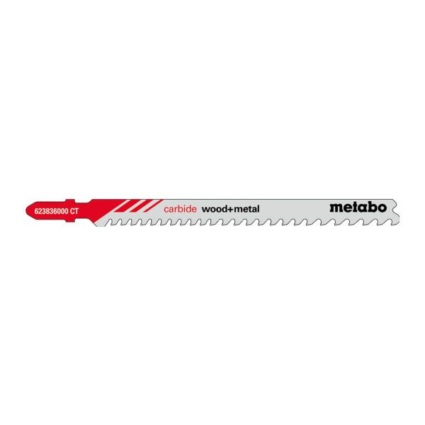 Metabo 623836000 - 3 pílové listy do dierovacej píly „carbide wood + metal“ 108/3,5 – 5 mm