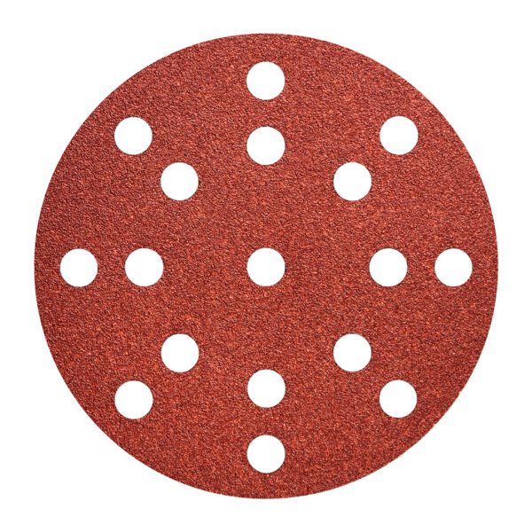 Metabo 626856000 - 50 samolepiacich brúsnych listov 125 mm, P400, D + K, „multi-hole“