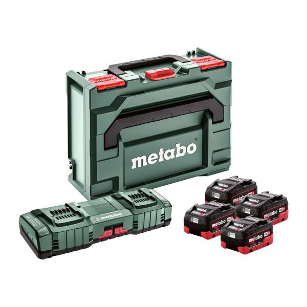 Metabo 685180000 - Základná súprava 4x LiHD 5,5Ah ASC 145 DUO + metaBOX 145