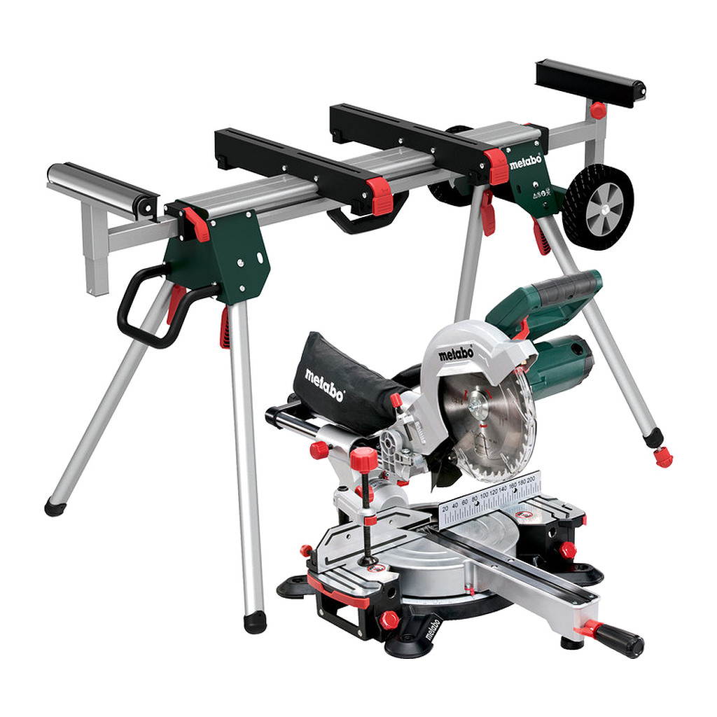 Metabo 690966000 - KGS 216 M Set - Skracovacia píla, Kartón, s podstavcom KSU 251