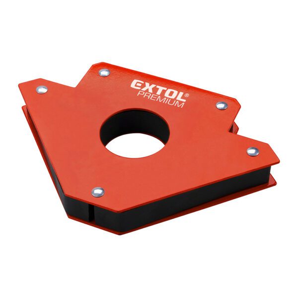 Extol Premium 8815190 - Uholník magnetický na zváranie, 45°-90°-135°, sila magnetu 34kg