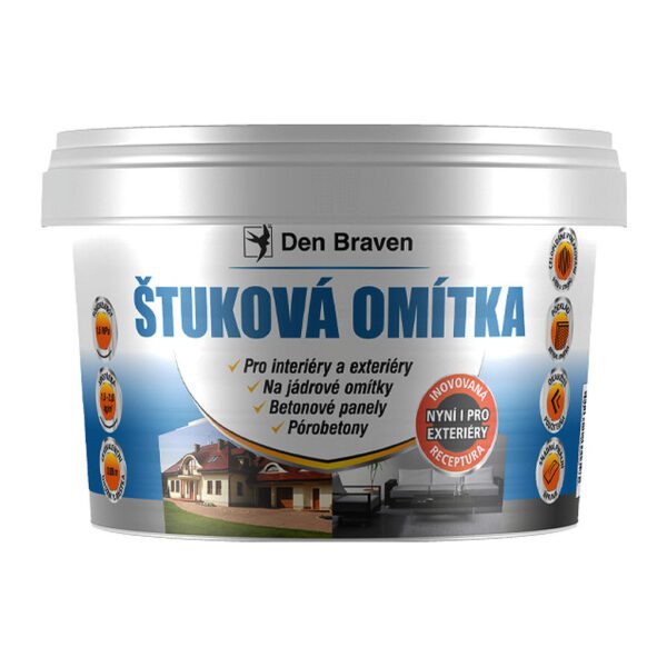 Den Braven 00203RL - Štuková omietka 25 kg vedro biela