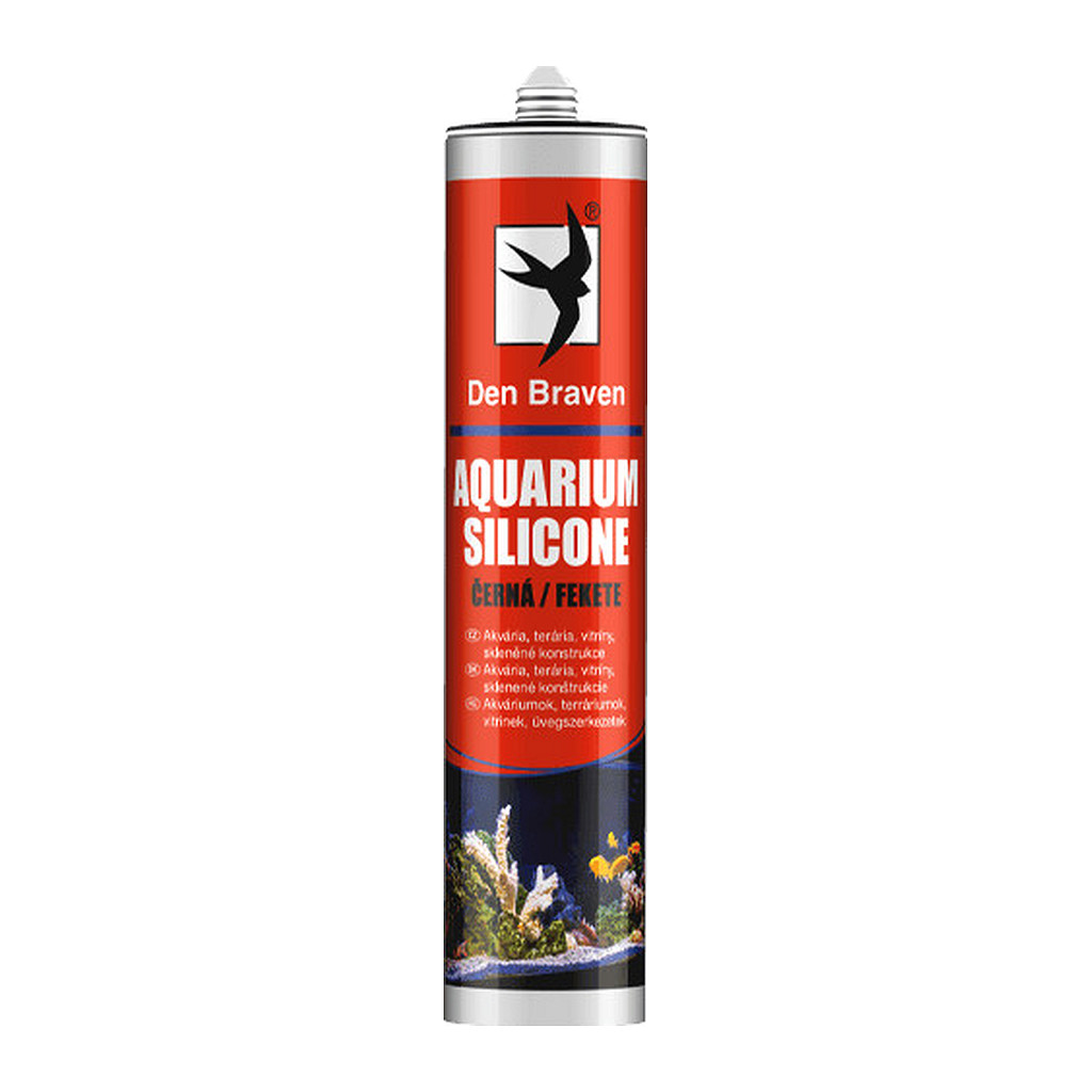 Den Braven 30815RL - Akvaristické lepidlo 280 ml kartuša čierna
