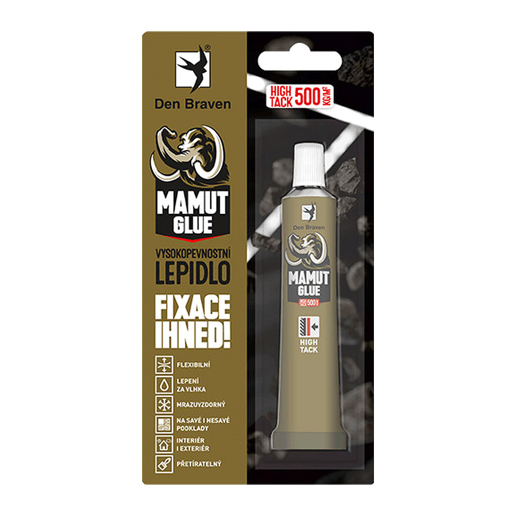 Den Braven 35003TU - MAMUT GLUE High Tack 25 ml tuba v blistri biela