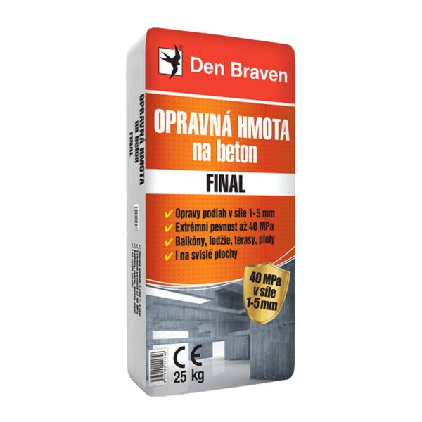 Den Braven 57601Q - Opravná hmota na betón FINAL 25 kg vrece