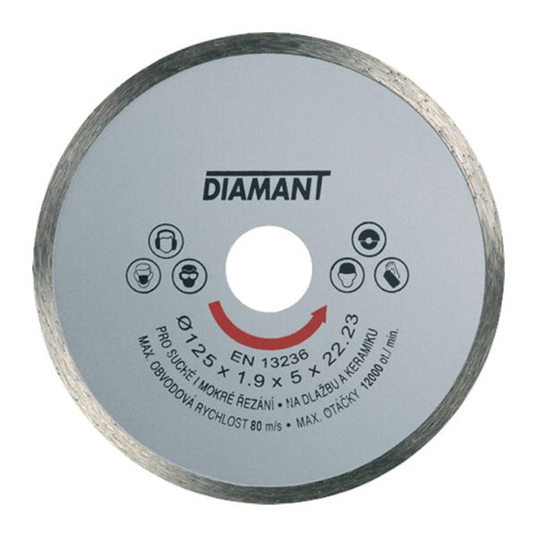 Den Braven 8111BD - Diamantový kotúč plný STANDARD Ø 180 mm