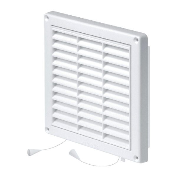 Den Braven VE1090 - Mriežka vetracia s rámom a žalúziou 200 × 200 mm