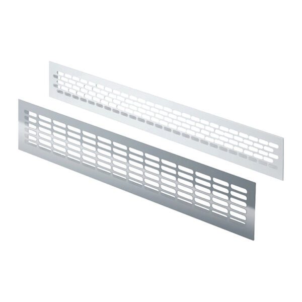 Den Braven VE11593 - Mriežka vetracia hliníková 480 × 80 mm strieborná