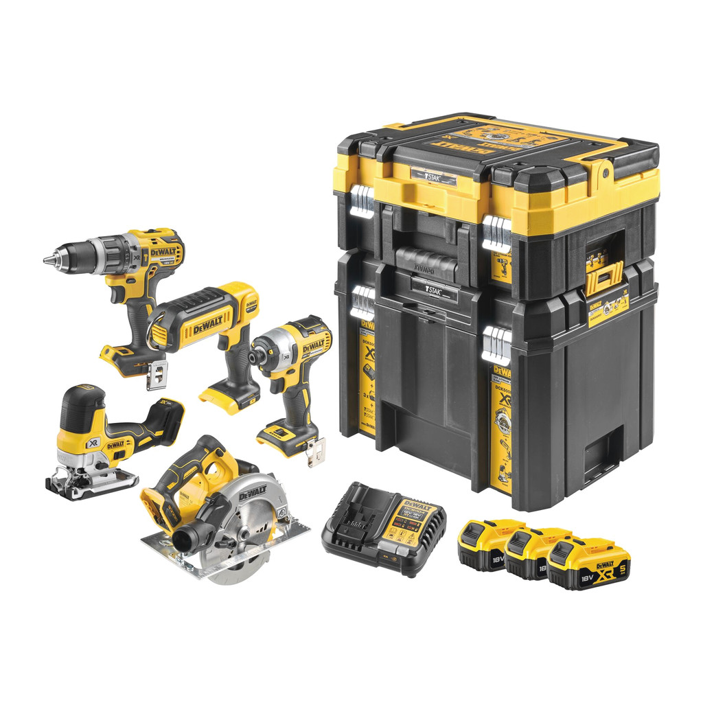 DeWALT DCK500P3T - AKU súprava, 18V, 3×AKU 5,0Ah, TSTAK™ I+VI