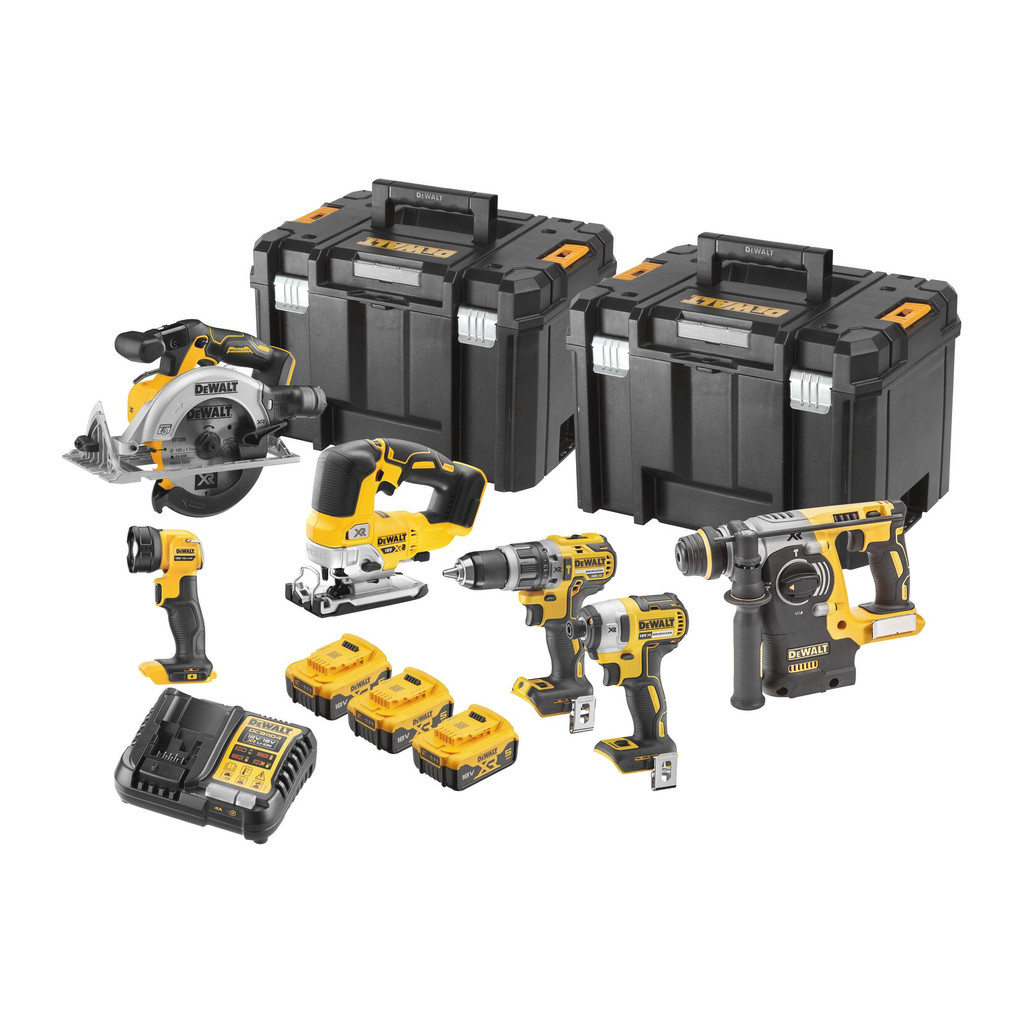 DeWALT DCK690P3T - AKU súprava, 18V, 3×AKU 5,0Ah, 2×TSTAK™ VI