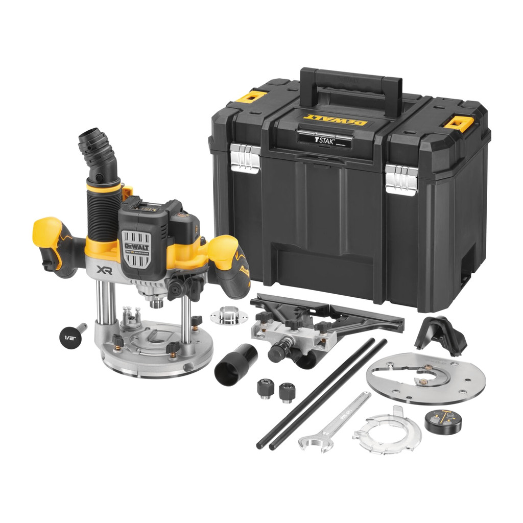 DeWALT DCW620NT - AKU fréza horná, 12mm, 18V, TSTAK™, bez AKU