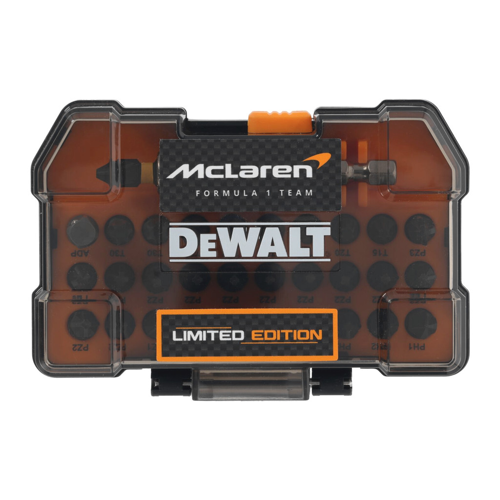 DeWALT DT70901T - Súprava príslušenstva, 32-dielna, s držiakom bitov, FLEXTORQ™, McLaren