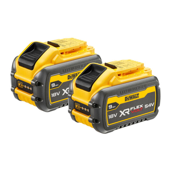 DeWALT DCB547X2 - Súprava akumulátorov, Flexvolt® 54V/18V, XR®, 2×9,0Ah/3,0Ah