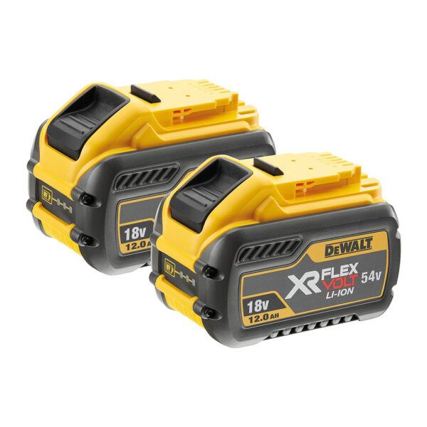 DeWALT DCB548Y2 - Súprava akumulátorov, Flexvolt® 54V/18V, XR®, 2×12,0Ah/4,0Ah