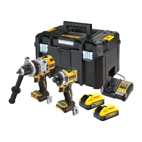 DeWALT DCK2200H2T - AKU súprava náradia, 18V, XR®, PowerStack™ 2×5,0Ah (DCD1007, DCF860), TSTAK™ II