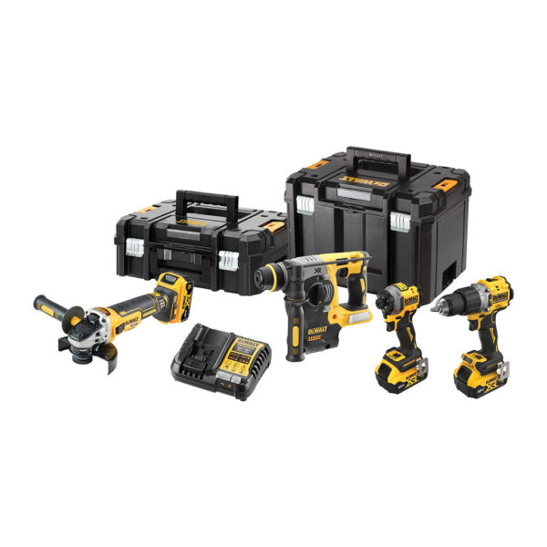 DeWALT DCK429P3T - AKU súprava náradia, 18V, XR®, 3× AKU 5,0Ah (DCD805, DCF850, DCH273, DCG405), 2× TSTAK™