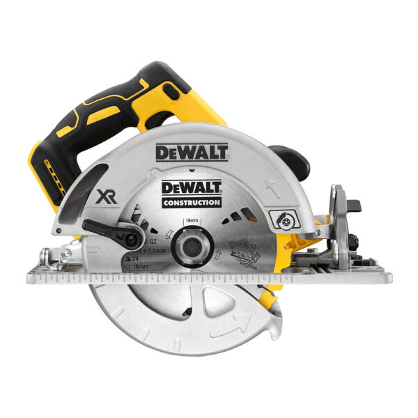 DeWALT DCS572N - AKU píla kotúčová, 18V, XR®, bezuhlíková, 184mm, základňa pre vodiaciu lištu, bez AKU