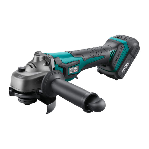 Extol Industrial 8791840 - Brúska uhlová aku Share20V, 1x 2Ah, 125mm, bezuhlíkový motor