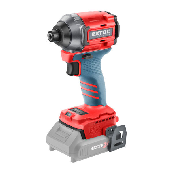 Extol Premium 8891815 - Uťahovač rázový aku Share20V, bez aku, 1/4" šesťhran na bity, 230Nm, bezuhlíkový motor