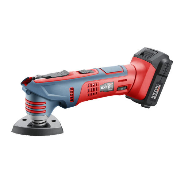 Extol Premium 8891842 - Multifunkčný nástroj aku Share20V, 1x 2Ah, oscilácia ±3°