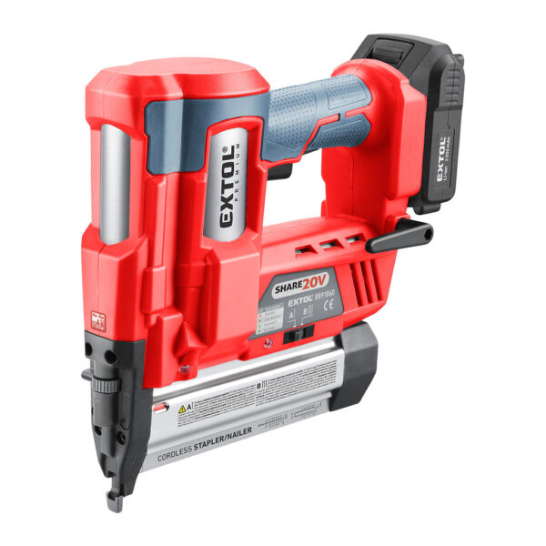 Extol Premium 8891860 - Klincovačka / sponkovačka aku Share20V, 1x 2Ah
